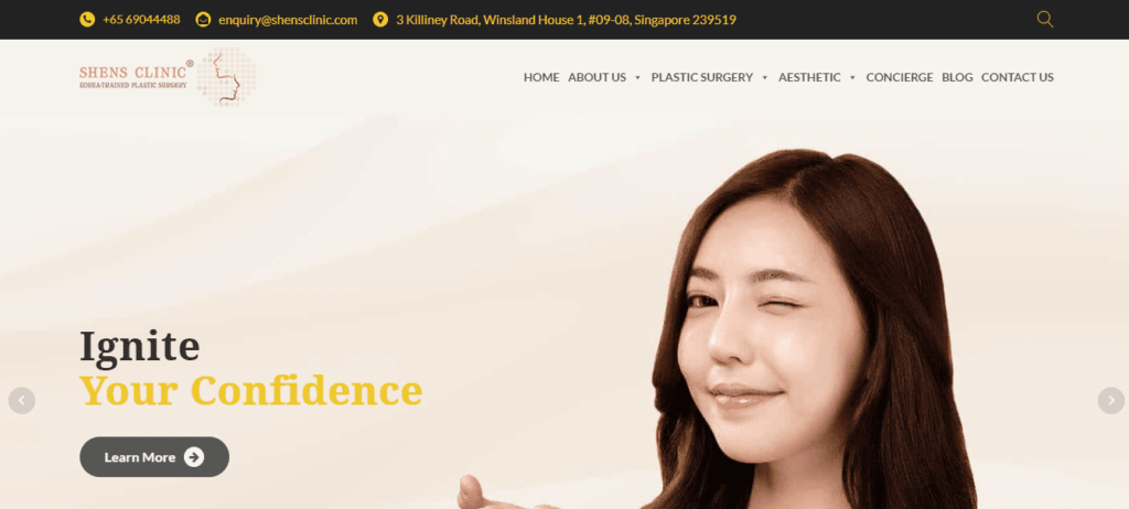 Shens Clinic Homepage
