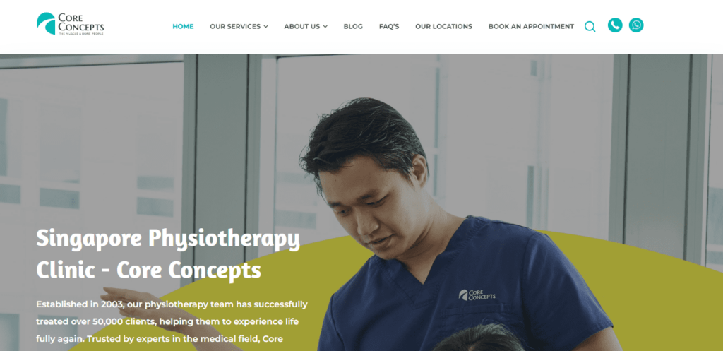 Core Concepts Physiotherapy Raffles Place Homepage