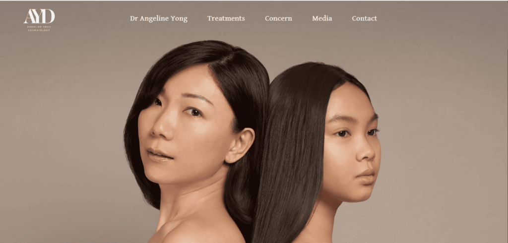 Angeline Yong Dermatology Homepage