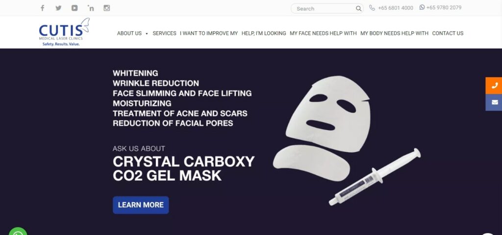 Cutis Medical Laser Clinics' Homepage