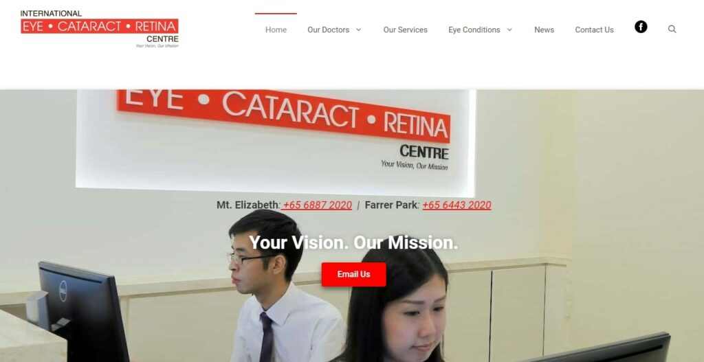 International Eye Cataract Retina Center' Homepage