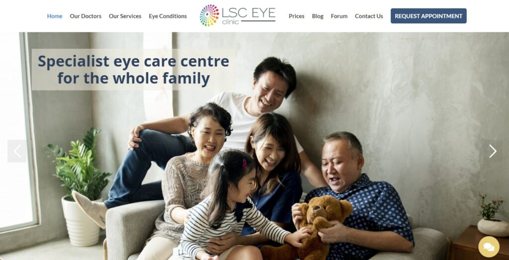 LSC Eye Clinic' Homepage