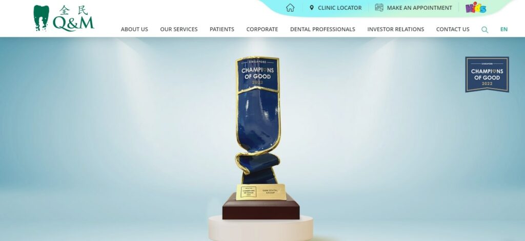 Q & M Dental Center' Homepage