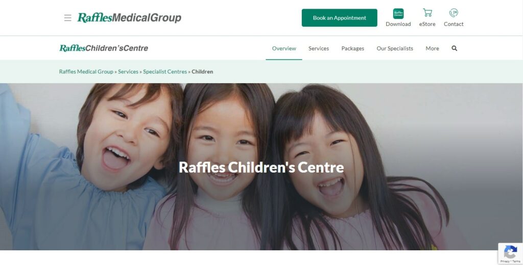 Raffles Children's Center' Homepage