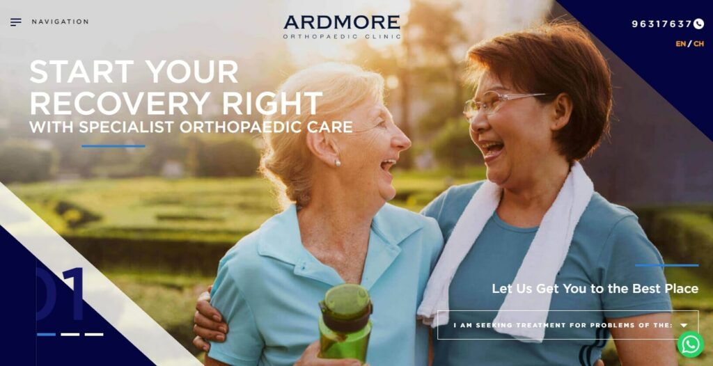 Ardmore Orthopaedic Clinic Homepage