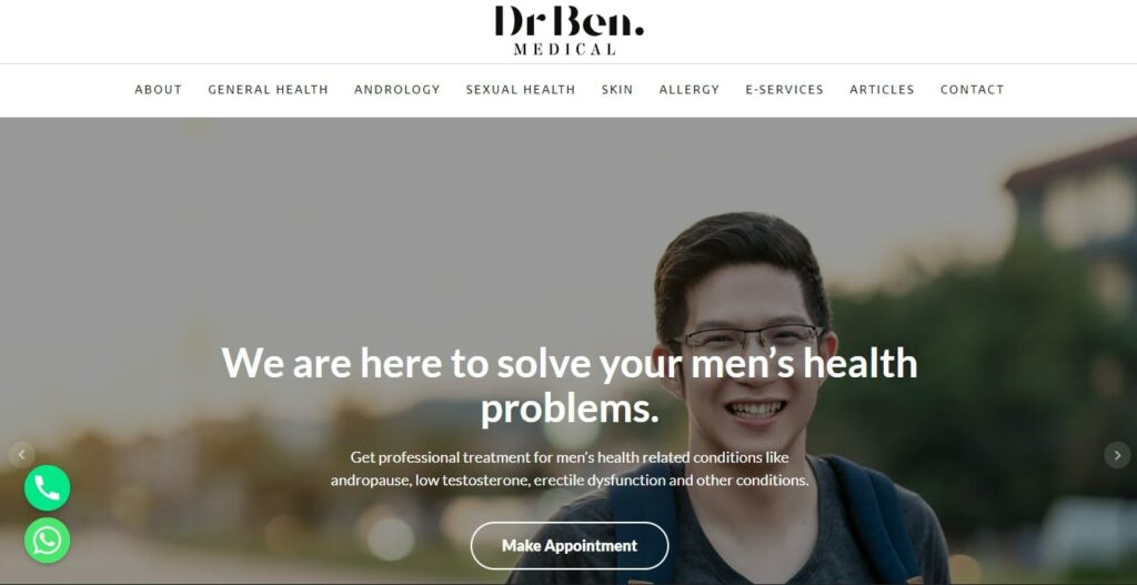 Dr. Ben Medical Homepage