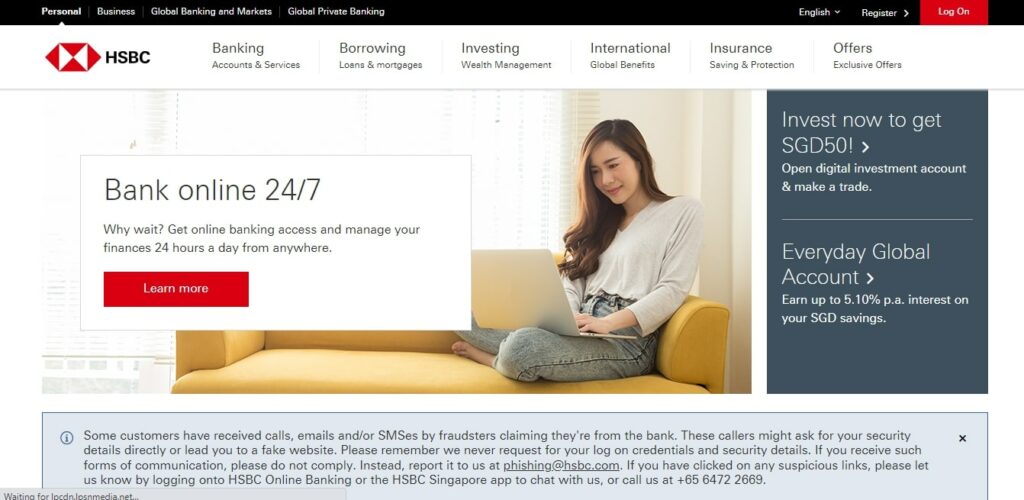 HSBC Private Banking Homepage