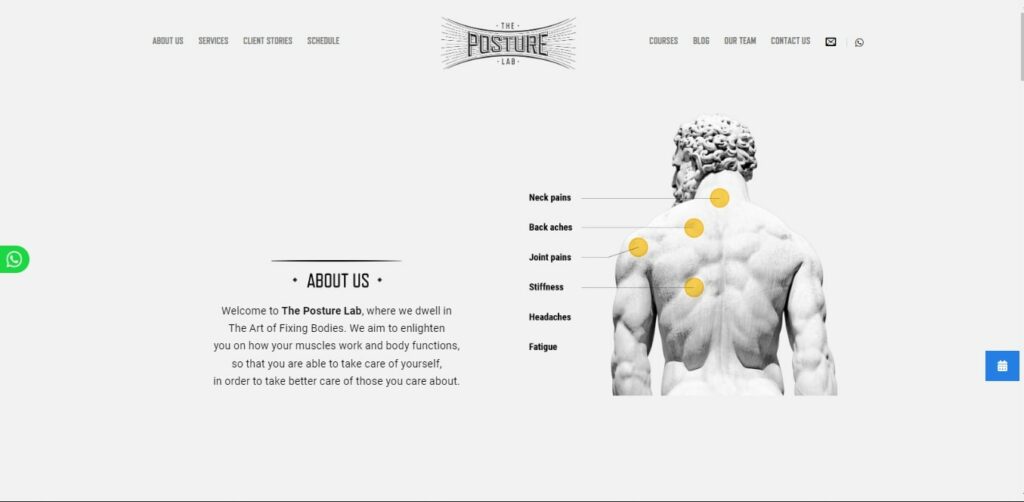 The Posture Lab Homepage