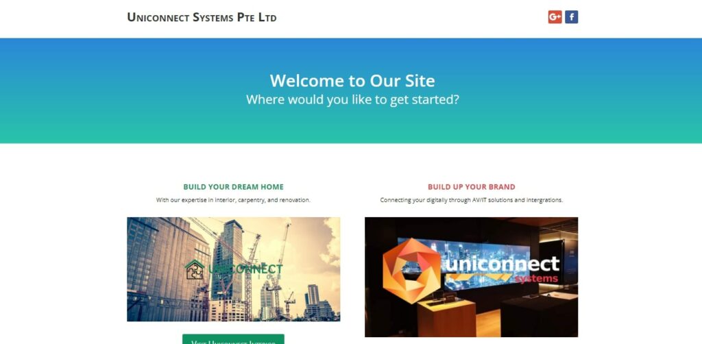 Uniconnect Systems Homepage