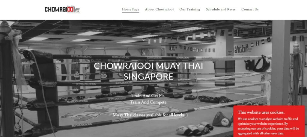 Chowraiooi Muay Thai's Homepage