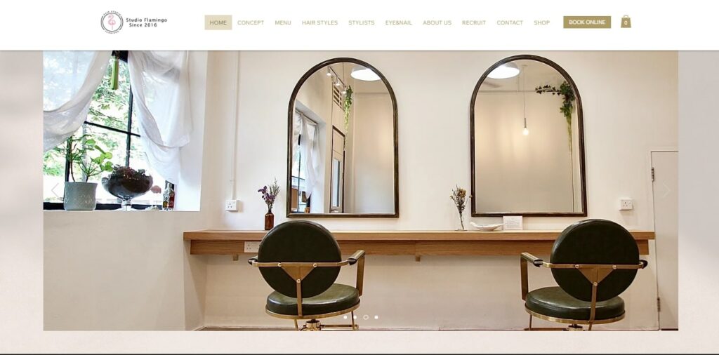 Hair Studio Flamingo's Homepage