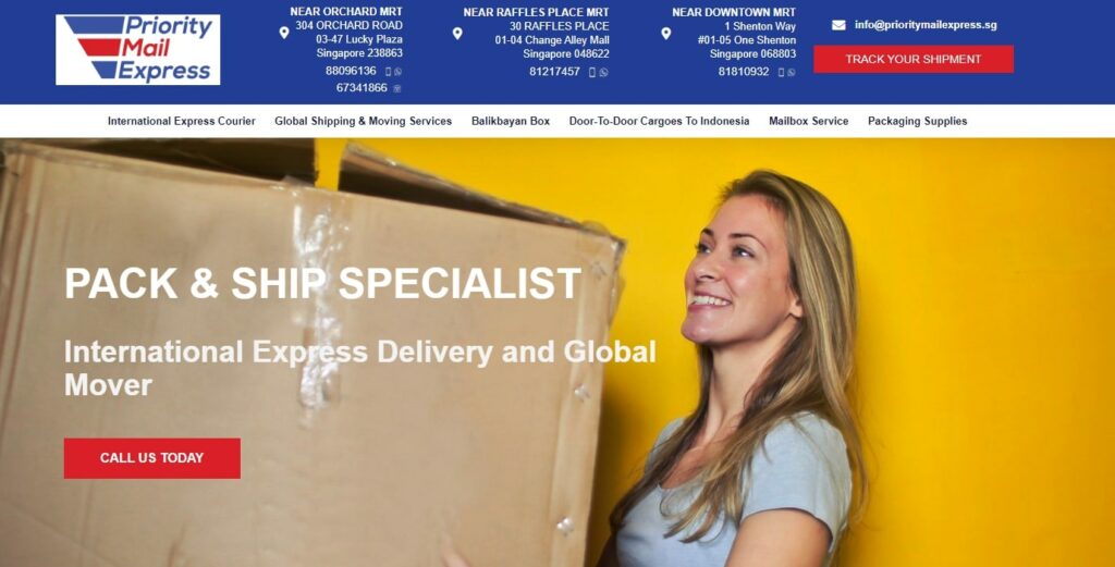 Priority Mail Express Homepage
