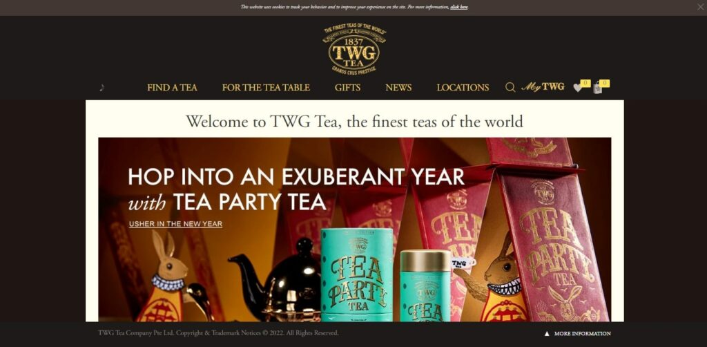 TWG Tea's Homepage