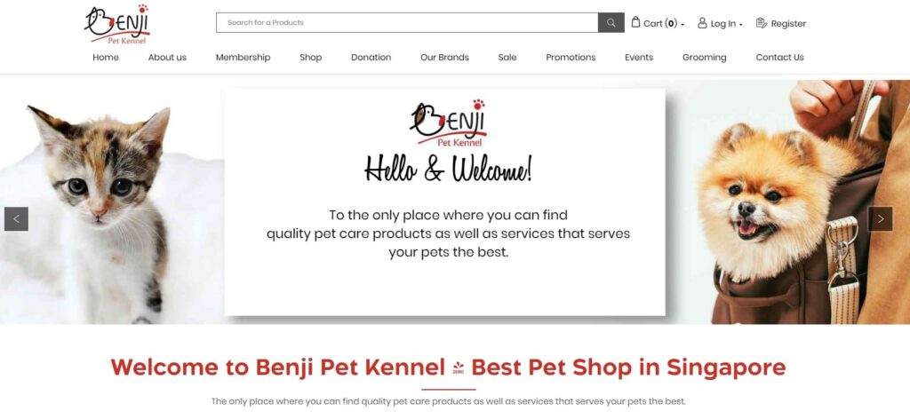 Benji Pet Kennel's Homepage