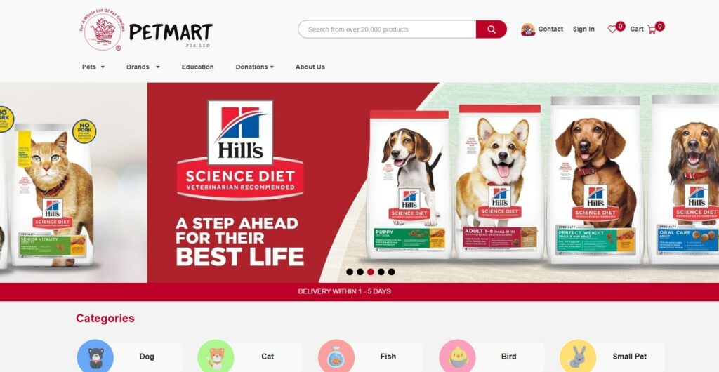 Pet Mart's Homepage