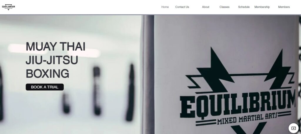 Equilibrium Mixed Martial Arts's Homepage