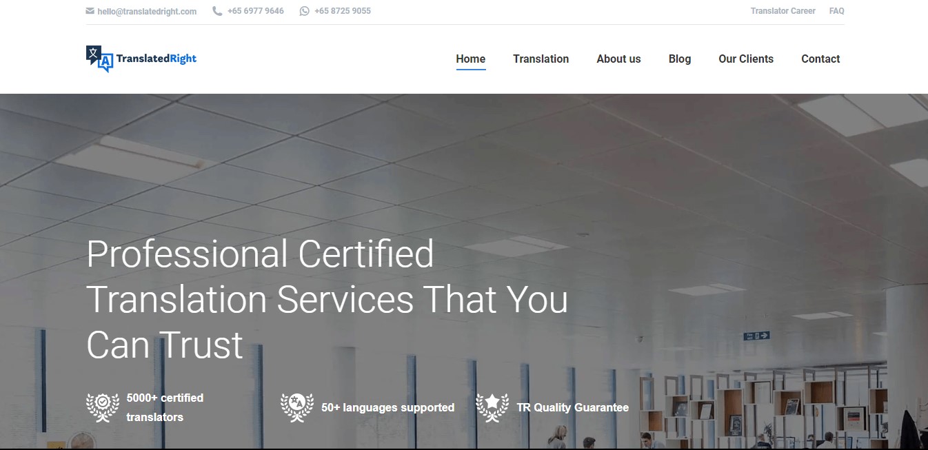 Top 14 Translation Services in Singapore [2026 ]