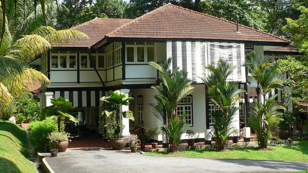 Visit the black and white bungalows built for British naval officers.