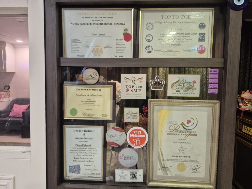 diana king certificates