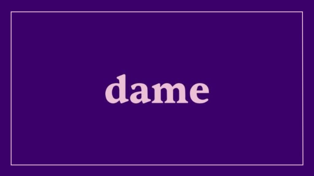 dame logo