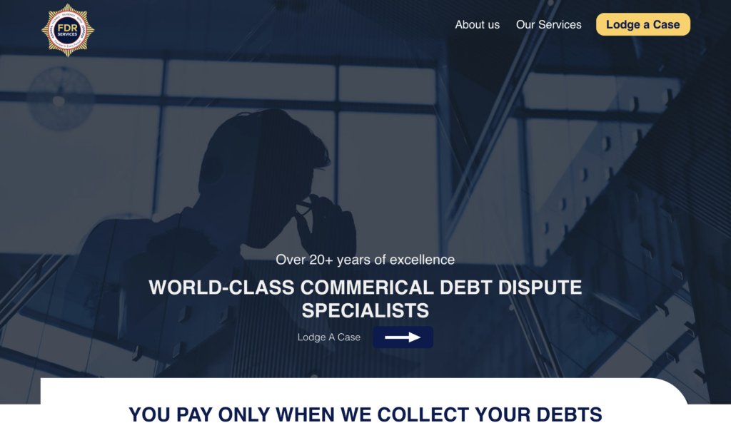 fdr services homepage