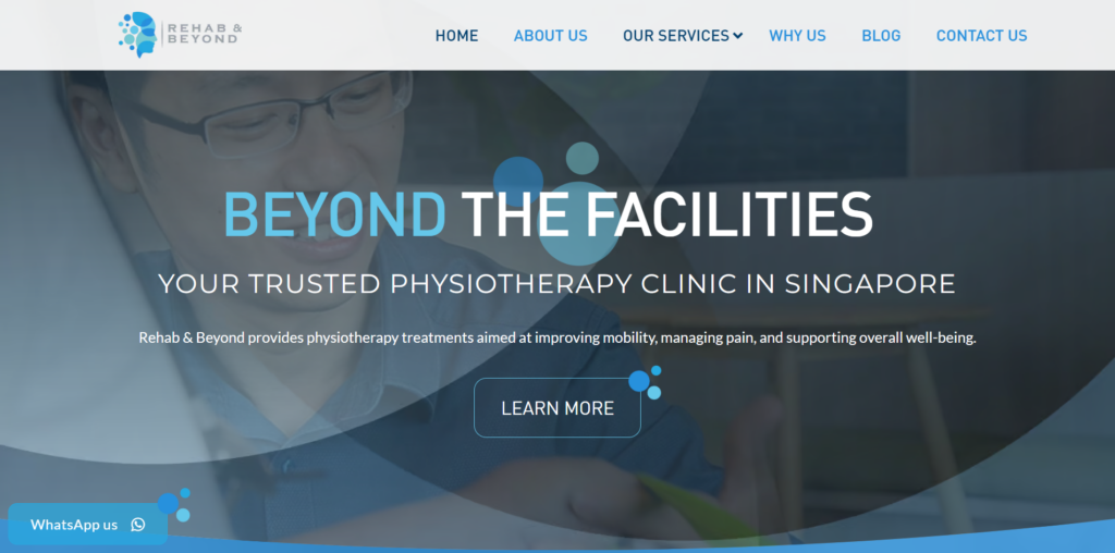 Rehab & Beyond homepage