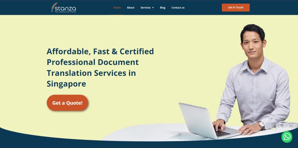 stanza translations homepage