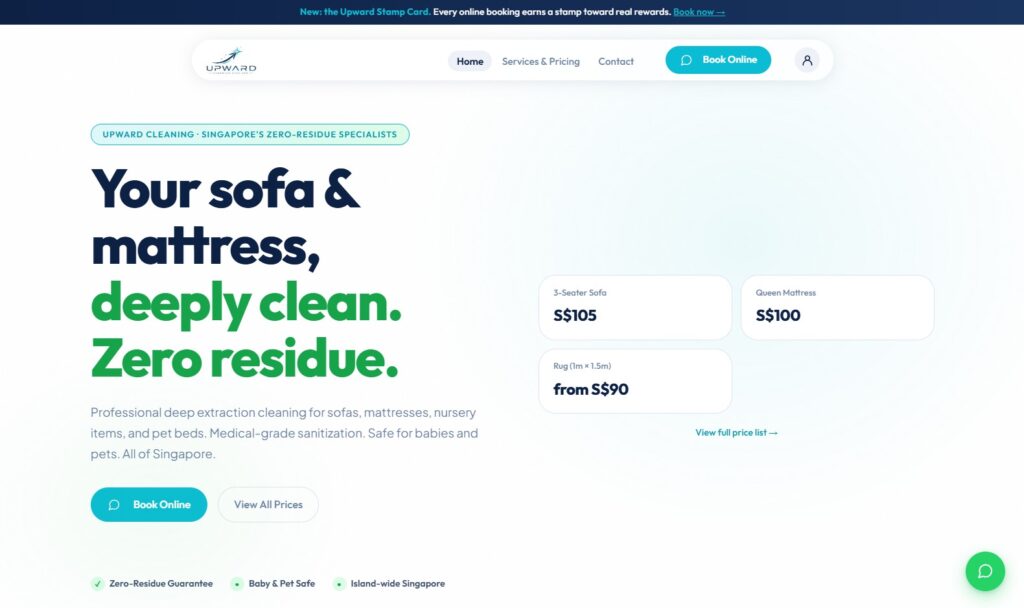 upward cleaning services